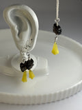 Yellow Aventurine/Smoky Quartz Sterling Silver set