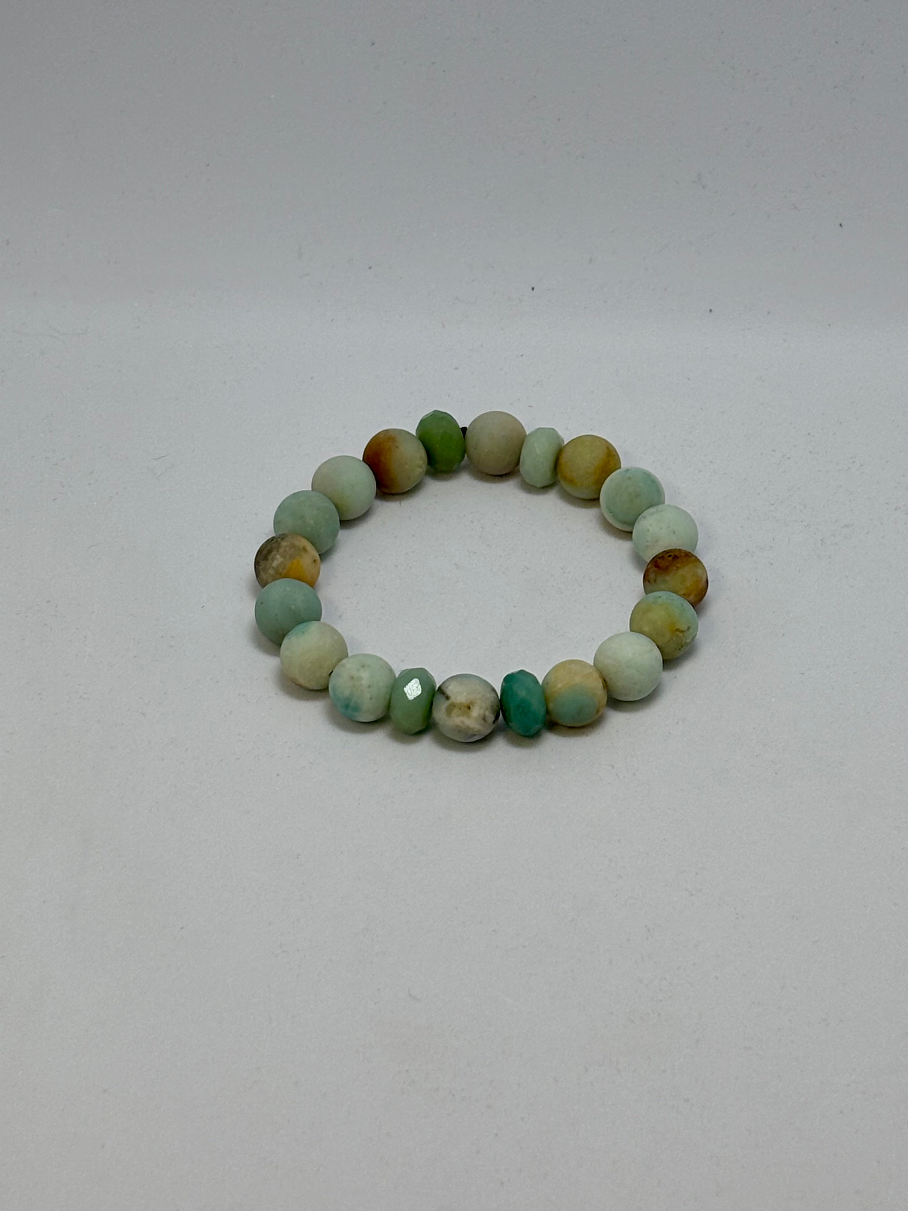 Blue Green Amazonite bracelet
