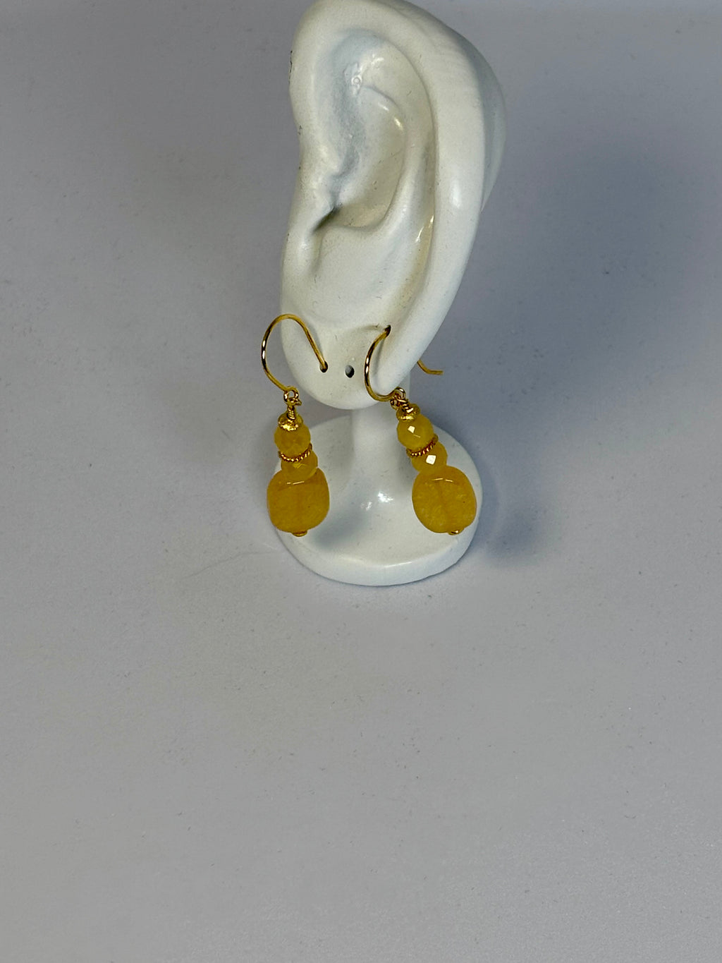 Yellow Aventurine and Gold Set