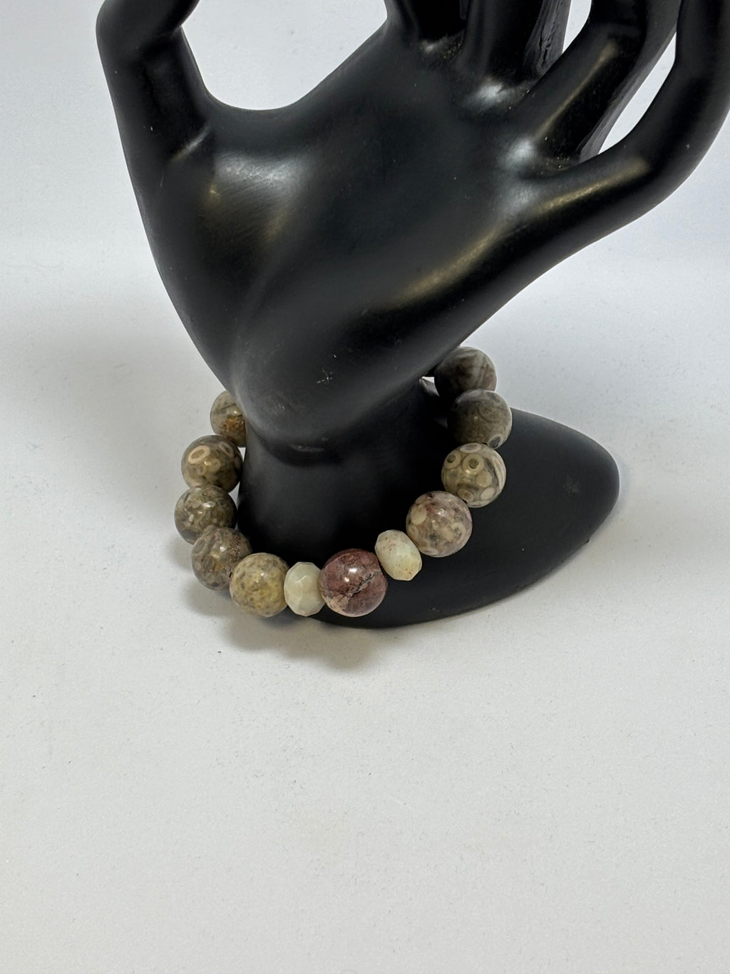 Jasper, Maifanite and Amazonite bracelet