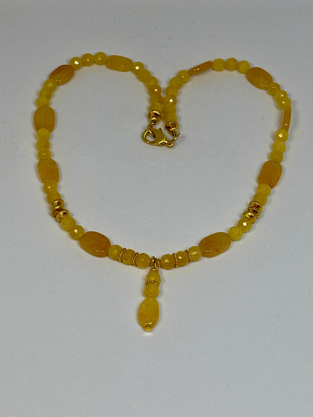 Yellow Aventurine and Gold Set